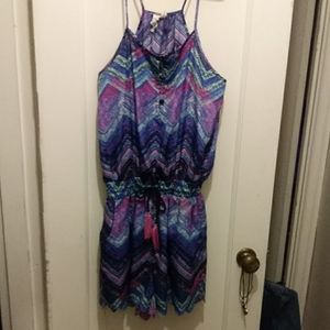 Girls Romper shorts. Spaghetti straps. Size S